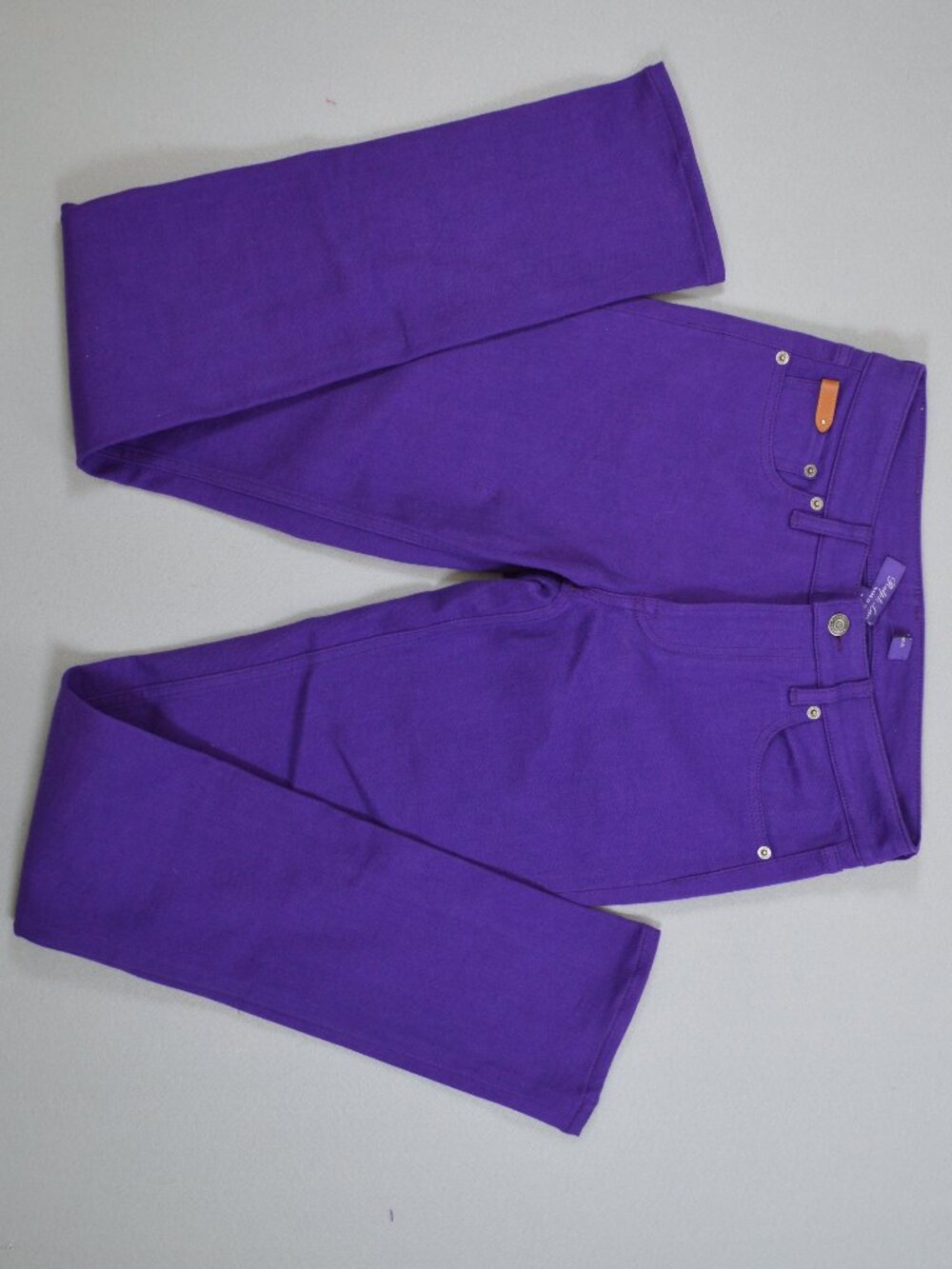 Ralph Lauren Made in Italy Purple Skinny Jeans Size 26 - Picture 3 of 16